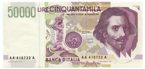 50000 lire gian - 50000,